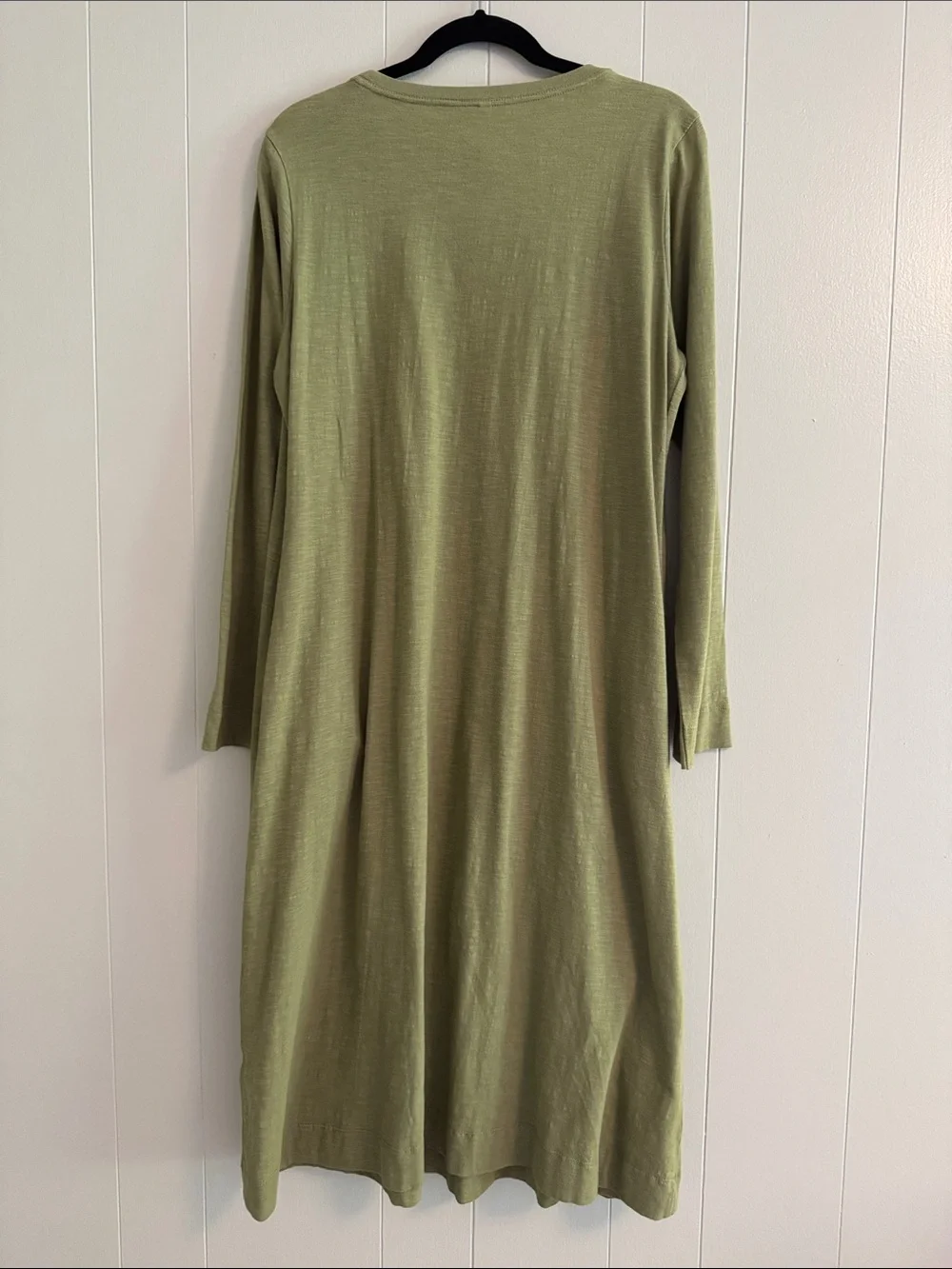 Women’s Uncle Frank long sleeve knit midi dress olive green size medium fall